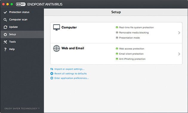 ESET EEA Setup Mac Windows