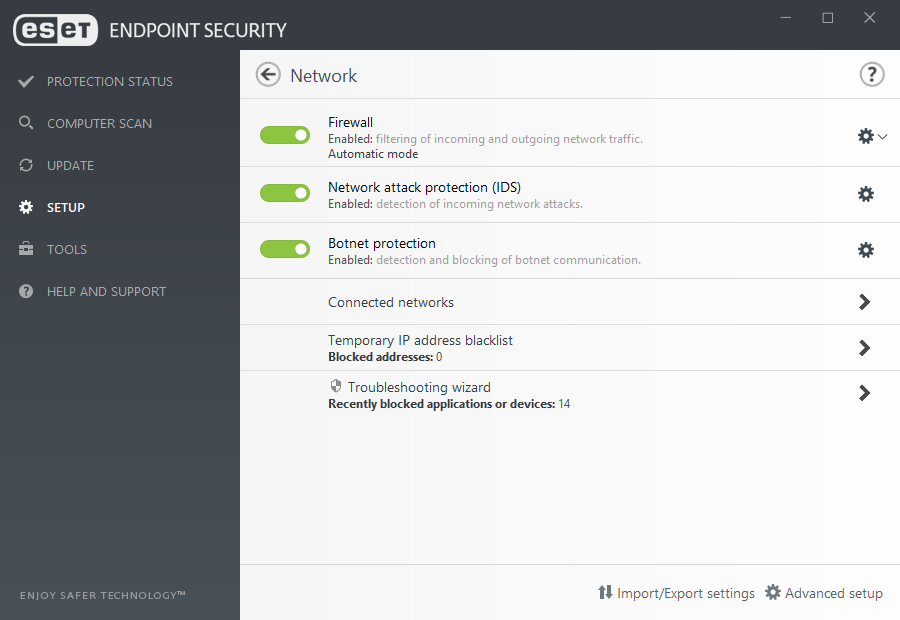 ESET EEA Windows Network Firewall