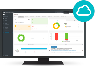 ESET Secure Business Cloud laptop