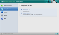 ESET NOD32 Antivirus Scan