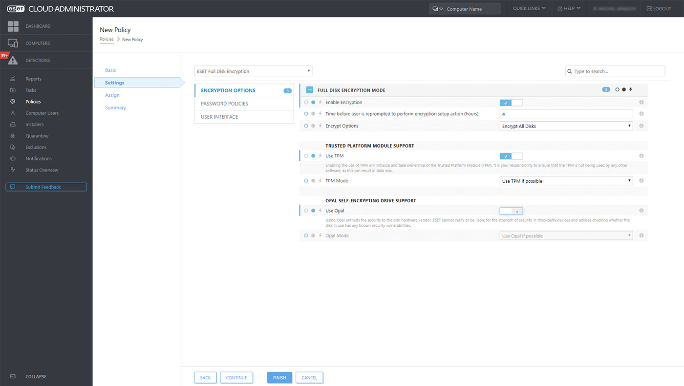 ESET-full-disk-encryption eca-policy-opt