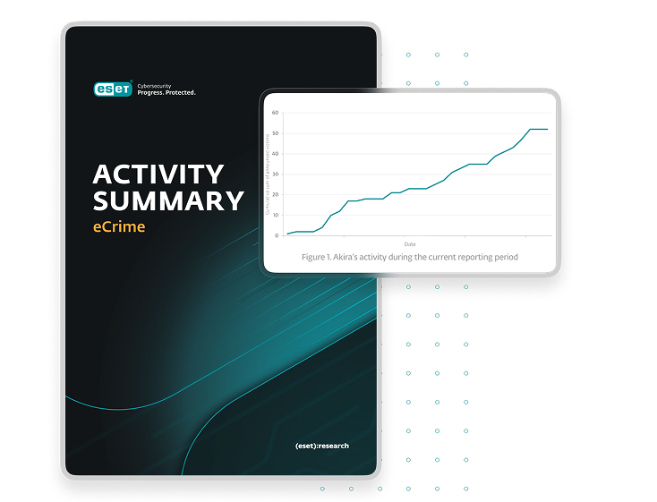 ESET eCrime Reports screenshot