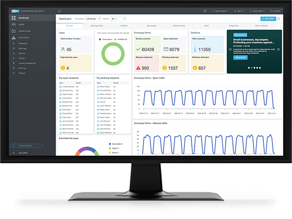 ESET Cloud Office Security screenshot