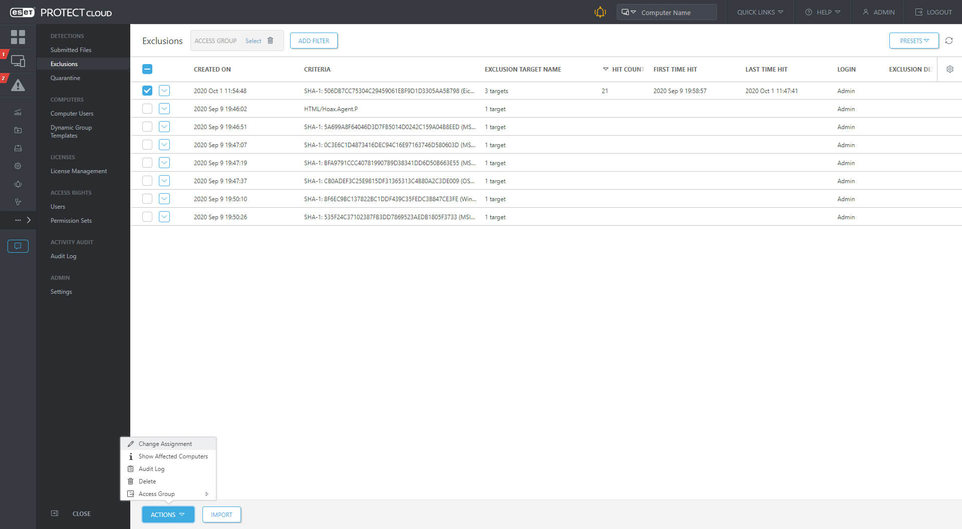 ESET Protect Complete screenshot